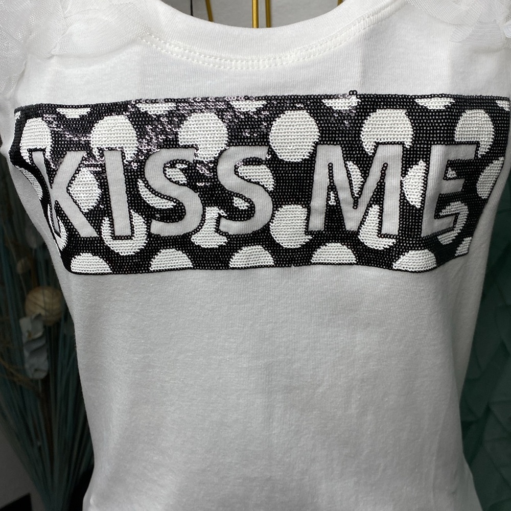 Kiss Me Ruffle Shoulder Top - Picture 3 of 5
